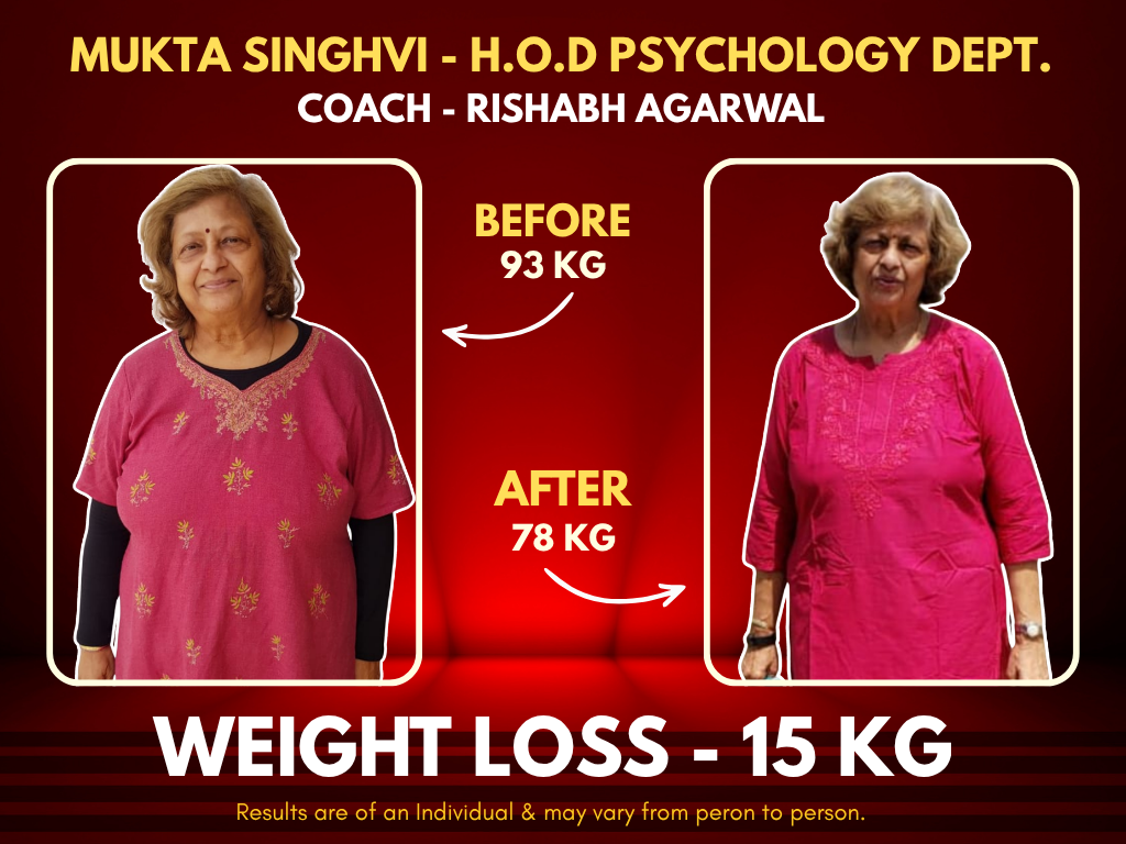 Mukta Singhvi's weight-loss transformation